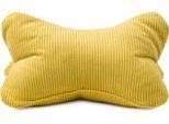 Nackenkissen GÖZZE "Capri Cord", senf, B:40cm H:19cm L:25cm, Polyester, Funktionskissen