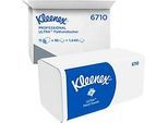 Kleenex® Ultra™ Papierhandtücher 6710, 3-lagig, weiss, 31,8 x 21,5 cm, Interfold-Faltung, 15 Packungen á 96 Tücher