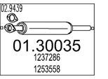 MTS Vorschalldämpfer 0130035 für Ford
