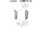 AS Ruß-/Partikelfilter, Abgasanlage Abganlage fl5281q für HONDA
