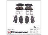 ZIMMERMANN Bremsbelagsatz, Scheibenbremse 256921802 Vorderachse für HYUNDAI KIA