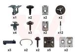 VAN WEZEL Montagesatz, Stoßfänger 4081793 hinten für Peugeot