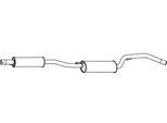 VEGAZ Mittelschalldämpfer mzs185 für MAZDA
