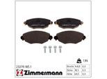 ZIMMERMANN Bremsbelagsatz, Scheibenbremse 232791851 Vorderachse für Ford (CHANGAN) JAGUAR