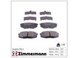 ZIMMERMANN Bremsbelagsatz, Scheibenbremse 246531751 Hinterachse für TOYOTA (FAW)