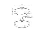 MAGNETI MARELLI Bremsbelagsatz, Scheibenbremse 363700423066 für LANCIA ALFA ROMEO Fiat