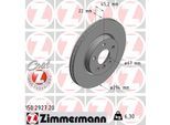 ZIMMERMANN Bremsscheibe COAT Z 150292720 Vorderachse belüftet 294mm 22mm für BMW (BRILLIANCE) MINI