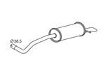 VEGAZ Endschalldämpfer sks153 für SEAT