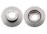 TRW Bremsscheibe df6212s Gelocht 318mm 28mm für Porsche