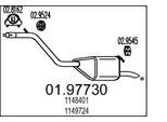 MTS Endschalldämpfer 0197730 für Ford