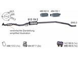 ERNST Mittelschalldämpfer 013192 für Opel GM