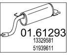 MTS Endschalldämpfer 0161293 für Fiat