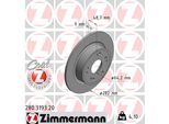 ZIMMERMANN Bremsscheibe 280319320 Hinterachse voll 282mm 9mm für HONDA