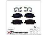 ZIMMERMANN Bremsbelagsatz, Scheibenbremse 223111902 Vorderachse für BUICK (SGM) CHEVROLET