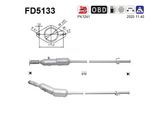AS Ruß-/Partikelfilter, Abgasanlage fd5133 für RENAULT