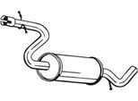 BOSAL Mittelschalldämpfer 233811 für VW