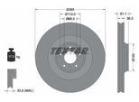TEXTAR Bremsscheibe 92151303 385mm 36mm für SEAT