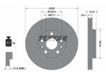 TEXTAR Bremsscheibe 92202403 280mm 24mm für Mercedes NISSAN RENAULT