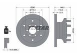 TEXTAR Bremsscheibe 93175400 290mm 22mm für Iveco