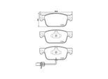 MAGNETI MARELLI Bremsbelagsatz, Scheibenbremse 363700585153 für VW Audi (FAW)