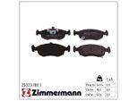 ZIMMERMANN Bremsbelagsatz, Scheibenbremse 253231801 Vorderachse für Fiat