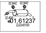 MTS Endschalldämpfer 0161237 für MAZDA
