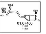 MTS Endschalldämpfer 0167460 für Ford