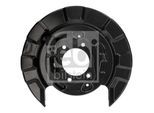 FEBI BILSTEIN Spritzblech, Bremsscheibe 1001081 Hinterachse links für HYUNDAI