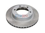 JAPKO Bremsscheibe 602008c Vorderachse belüftet 297mm 25mm für TOYOTA