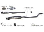 ERNST Mittelschalldämpfer Set 012232 für Opel GM