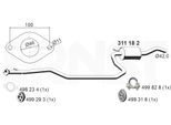 ERNST Mittelschalldämpfer 311182 für Ford MAZDA