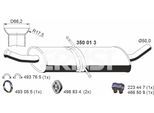 ERNST Mittelschalldämpfer 350013 für Mercedes