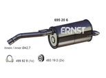 ERNST Endschalldämpfer 695206 für NISSAN