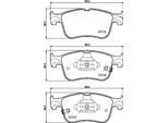 DON Bremsbelagsatz, Scheibenbremse pcp1755 für Ford