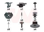 VAN WEZEL Montagesatz, Stoßfänger 4368793 hinten für RENAULT