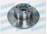 SAMKO Bremsscheibe b2231p voll 302mm 12mm für BMW
