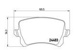 MAGNETI MARELLI Bremsbelagsatz, Scheibenbremse 363700585109 für QOROS HAVAL Skoda VW CHANGAN (FAW) (SVW) JAC GAC Peugeot (DF-PSA) C