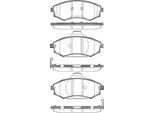 TRISCAN Bremsbelagsatz, Scheibenbremse 811043012 für HYUNDAI KIA