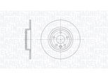 MAGNETI MARELLI Bremsscheibe 361302040666 300mm 10mm für JAGUAR LAND ROVER
