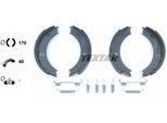 TEXTAR Bremsbackensatz, Feststellbremse 91057900 für Audi Mercedes