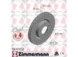 ZIMMERMANN Bremsscheibe SPORT COAT Z 150129152 Vorderachse rechts Gelocht 315mm 28mm für BMW