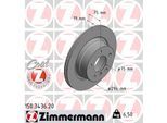 ZIMMERMANN Bremsscheibe 150343620 Hinterachse außenbelüftet 294mm 19mm für BMW
