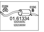 MTS Endschalldämpfer 0161334 für VW