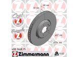 ZIMMERMANN Bremsscheibe 400366875 Vorderachse links 334mm 32mm für Mercedes
