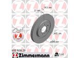 ZIMMERMANN Bremsscheibe COAT Z 600160620 Vorderachse außenbelüftet 280mm 22mm für VAG