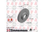 ZIMMERMANN Bremsscheibe 430145720 Vorderachse belüftet 246mm 23mm für Opel GM