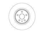 TRW Bremsscheibe df6585s 345mm 30mm für Vaughall