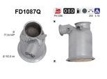AS Ruß-/Partikelfilter, Abgasanlage fd1087q für VW