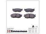 ZIMMERMANN Bremsbelagsatz, Scheibenbremse 243171751 Vorderachse für KIA (DYK) HYUNDAI