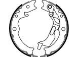 TRISCAN Bremsbackensatz, Feststellbremse 810021001 für CHEVROLET